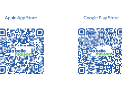 QR codes applicatie La Belle Maison